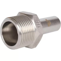 Вставка переходная НПр-НР, 18х1, из нержавеющей стали прессовой ROMMER