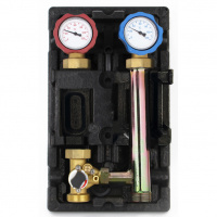 Насосная группа с 3-х ходовым приводным смесителем 1  без насоса, левая ROMMER