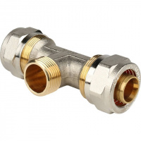 МЦ Тройник резьбовой цанга для металлопласта STOUT Ø26х3/4"х26 Н