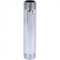 Бочонок резьбовой латунный STOUT хром 3/4"x120мм