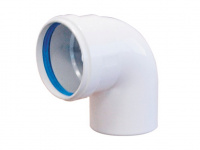 Колено PROTHERM 90° для газоотвода Ø80, Al.  Для котлов Рысь, Ягуар.