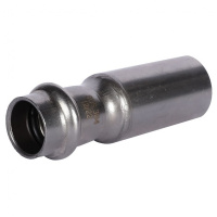 Муфта переходная ВПр-НПр, 22х15, из нержавеющей стали прессовой ROMMER