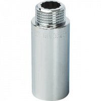 Удлинитель резьбовой латунный STOUT хром 1/2"x55мм ВН