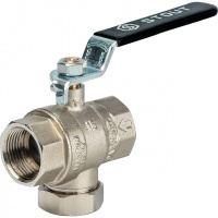 Кран шаровой STOUT рукоятка 3/4" ВВ, с фильтром