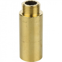 Удлинитель резьбовой латунный STOUT без покрытия 1/2"x55мм ВН