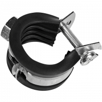 Хомут крепежный одновинтовой с гайкой без шпильки М8 STOUT Ду15 (20-25) - 1/2"