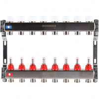 Коллектор из нержавеющей стали с расходомерами 8 вых. ROMMER