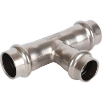 Тройник переходной ВПр, 18х15х18, из нержавеющей стали прессовой ROMMER