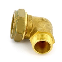 МФО Угол обжимной с резьбой для медной трубы TIEMME Ø28х1" Н (1104G002806)