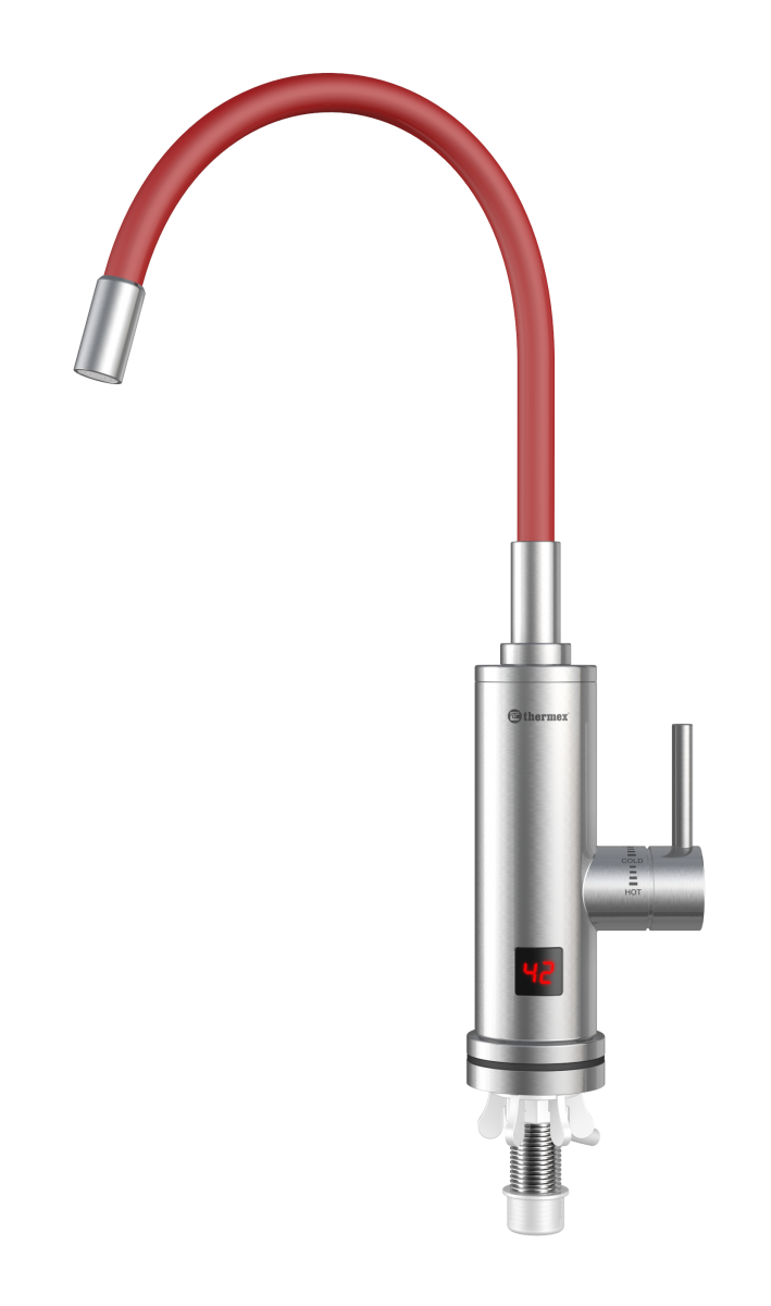 Смеситель-водонагреватель проточный THERMEX RUBY 3000, 1х230В (гибкий нос) (ЭдЭБ01993)