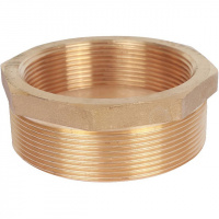 Футорка резьбовая латунная STOUT без покрытия 3"x21/2" ВН