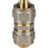 МЦ Муфта соединительная цанга для металлопласта STOUT Ø20