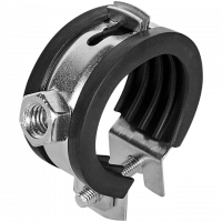 Хомут крепежный одновинтовой с гайкой без шпильки М8 STOUT Ду25 (32-35) - 1"