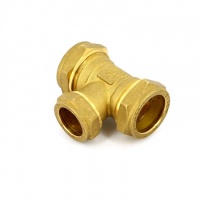 МФО Тройник обжимной переходной для медной трубы для медной трубы TIEMME Ø28х22х28 (1007G282228)