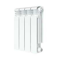 Радиатор алюминиевый RIFAR ALUM 500x4 секции, нижнее правое подключение (VR)