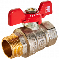 Кран шаровой ROMMER бабочка 3/4" ВН неполнопроходной