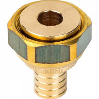 СА Муфта с накидной гайкой аксиальная для сшитого полиэтилена STOUT Ø16х3/4"