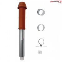 Проход через крышу вертикальный PROTHERM Ø60/100 (красный)