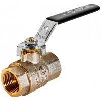 Кран шаровой STOUT рукоятка 1/2" ВВ, полнопроходной NEW