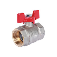 Кран шаровой ROMMER бабочка 3/4" ВН