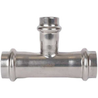 Тройник переходной ВПр, 22х18х22, из нержавеющей стали прессовой ROMMER