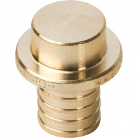 СА Заглушка аксиальная для сшитого полиэтилена STOUT латунная Ø16 (10/200)