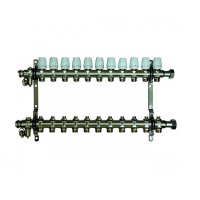 Коллекторная группа MILLENNIUM KGR нержавейка 1"x3/4" EK -11 выходов, без расходомеров