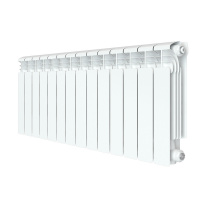 Радиатор алюминиевый RIFAR ALUM 500x14 секций, нижнее правое подключение (VR)