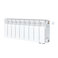 Радиатор биметаллический RIFAR BASE 200х9 секций, нижнее правое подключение (BVR)