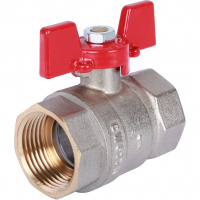 Кран шаровой ROMMER бабочка 1" ВВ