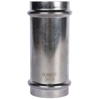 Муфта надвижная ВПр, 54, из нержавеющей стали прессовой ROMMER