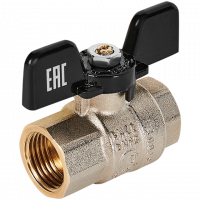 Кран шаровой полнопроходной, ВР/ВР, ручка бабочка 1/2 1/2 STOUT