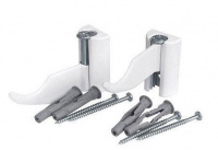 Кронштейн настенный, для секционных радиаторов RIFAR регулируемый, белый (пара) (79391)