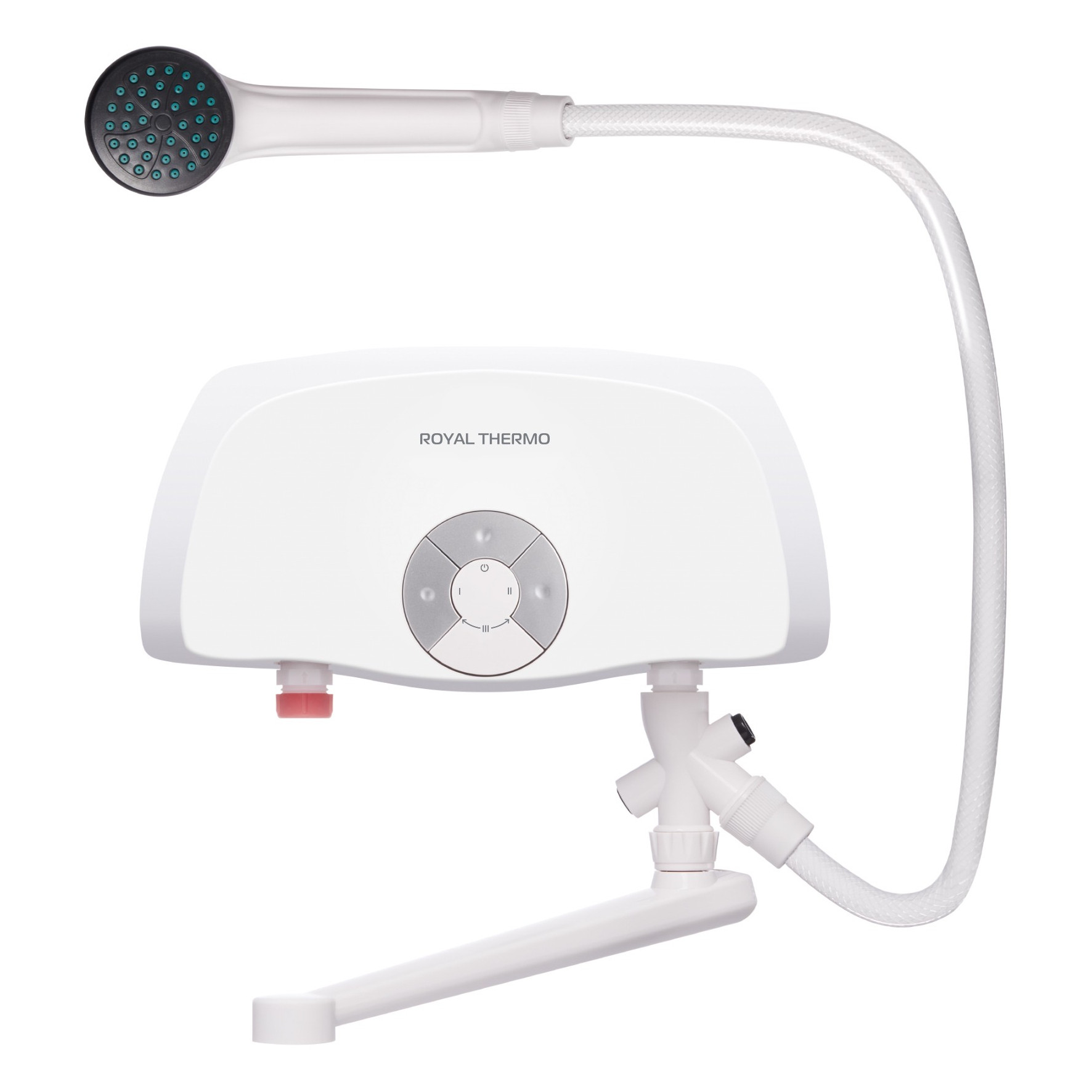 Водонагреватель проточный электрический ROYAL THERMO TS (5,5 kW) - кран+душ (НС-1588906)