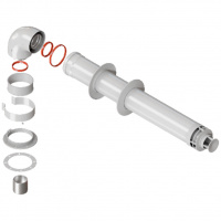 Комплект дымохода ROMMER УНИВЕРСАЛЬНЫЙ Ø60/100-900мм (кроме Immergas и Navien Deluxe 75/100 стар.)