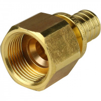 СА Муфта резьбовая аксиальная для сшитого полиэтилена STOUT Ø20х3/4" В