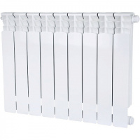 Радиатор биметаллический STOUT SPACE 500х9 секций, нижнее правое подключение