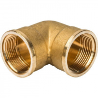 Угол резьбовой латунный STOUT без покрытия 11/4" В