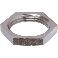 Контргайка резьбовая латунная STOUT никель 3/4"