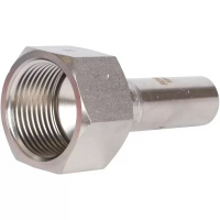 Вставка переходная НПр-ВР, 15х3/4, из нержавеющей стали прессовой ROMMER