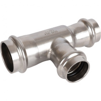 Тройник переходной ВПр, 28х22х22, из нержавеющей стали прессовой ROMMER