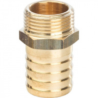 Штуцер резьбовой латунный STOUT без покрытия 3/4"x20мм Н