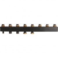 Коллектор распределительный стальной ROMMER 4(5) отопительных контура 1 1/2" (RDG-0017-004045)