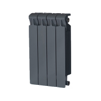 Радиатор биметаллический RIFAR MONOLIT 500х4 секций (АНТРАЦИТ)