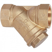 ФГО Фильтр косой грубой очистки STOUT SFW латунный 11/4", 500 мкр, желтый