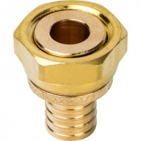 СА Муфта с накидной гайкой аксиальная для сшитого полиэтилена STOUT Ø16х1/2"