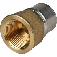 МП Муфта резьбовая пресс для металлопласта STOUT Ø32х1" В