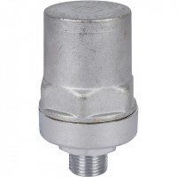 Компенсатор-гаситель гидроударов латунный STOUT хром 1/2" Н, поршневой