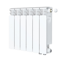 Радиатор биметаллический RIFAR BASE 350х6 секций, нижнее правое подключение (BVR)