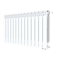 Радиатор биметаллический RIFAR ALP 500x14 секций, нижнее правое подключение (AVR)